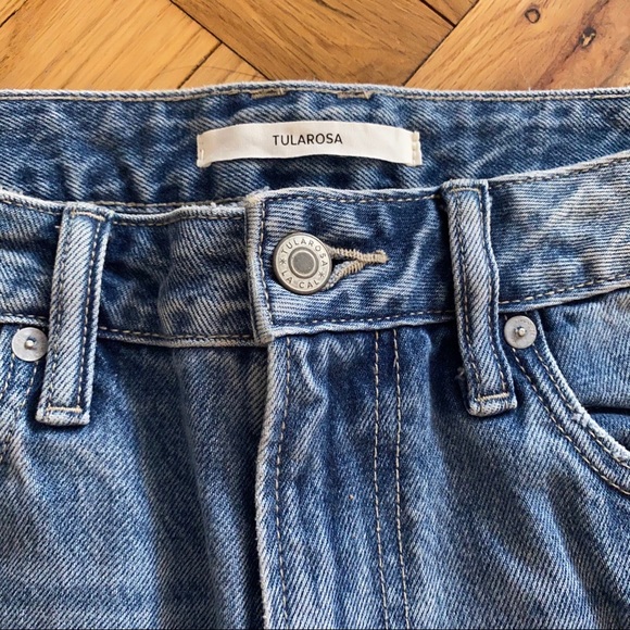 Tularosa Hailey Straight Leg Floral Print Jeans in Tala - Picture 13 of 15